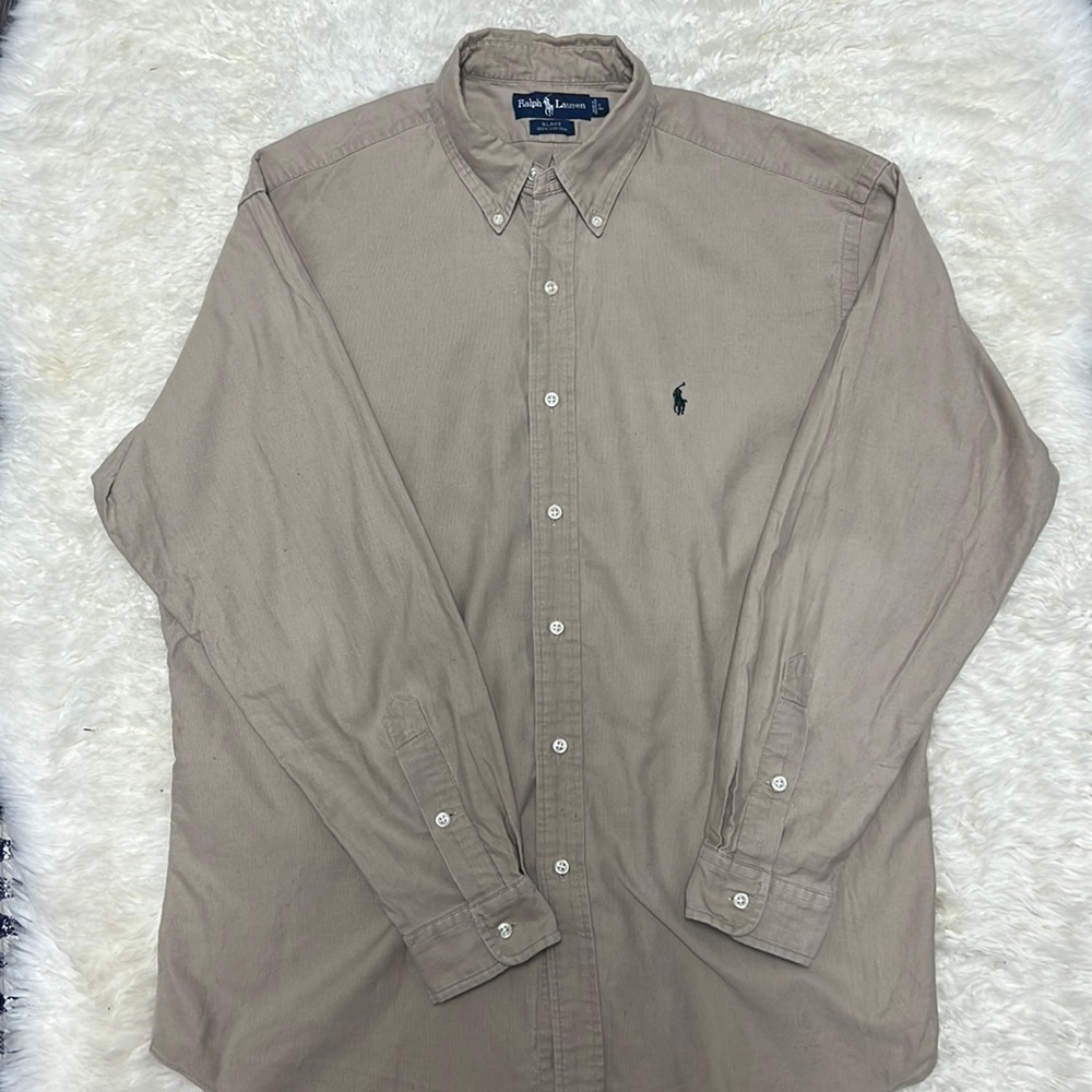 Ralph Lauren Mens Blake Long Sleeve Button Down Shirt L